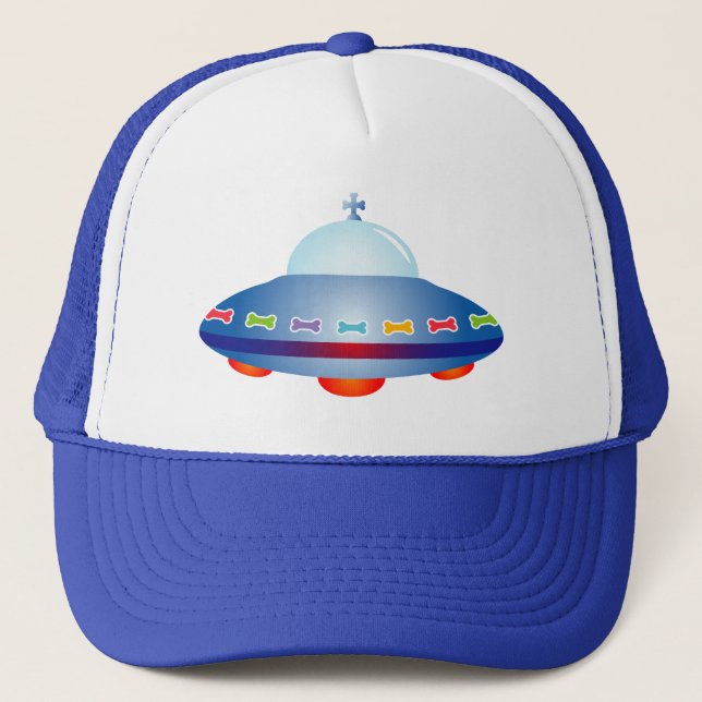 UFO Spaceship Trucker Hat (Front)