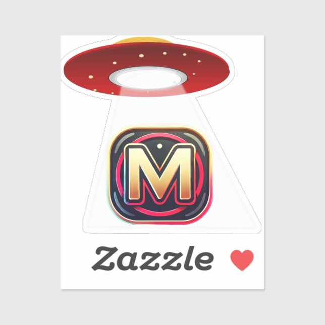 UFO Sticker (Feuille)