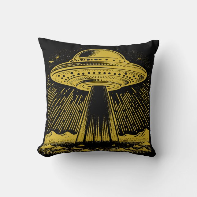 UFO: The Truth is Out There Throw Pillow (Front)