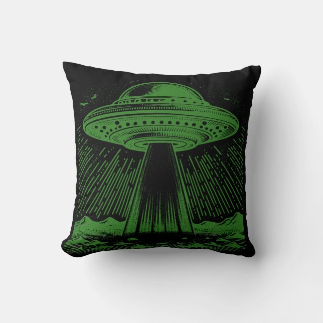 UFO: The Truth is Out There Throw Pillow (Front)