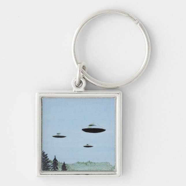 UFO Trio Keychain (Front)