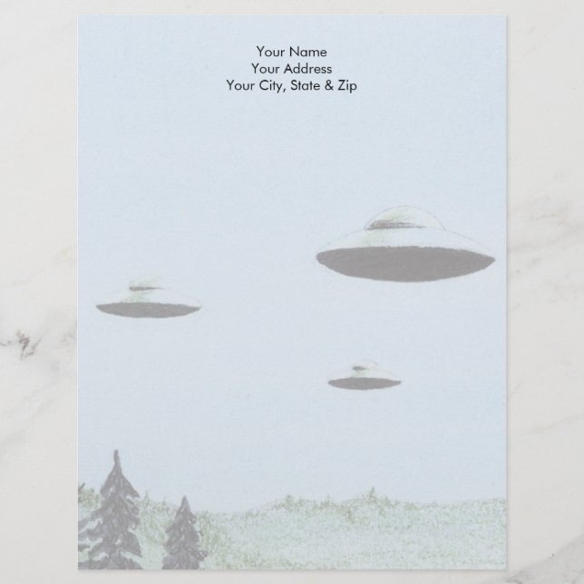 UFO Trio Letterhead (Front)