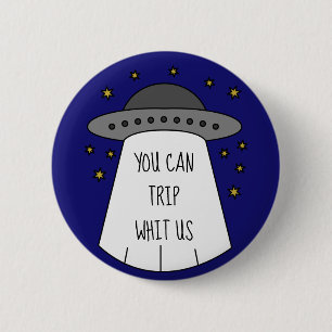 Ufo trip 2 inch round button