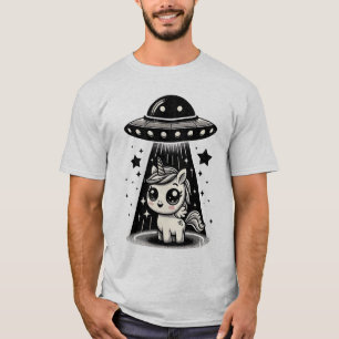 UFO Unicorn - Cute and Whimsical Alien Encounter T-Shirt