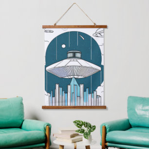 Ufo Wall Tapestry