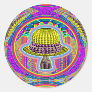 UFO Wisdom Sticker