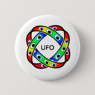 UFO (you may change the words) 2 Inch Round Button