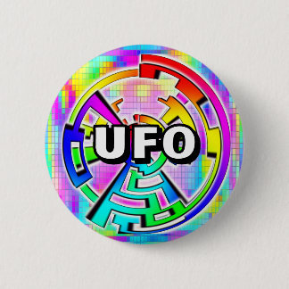 UFO (you may change the words) 2 Inch Round Button
