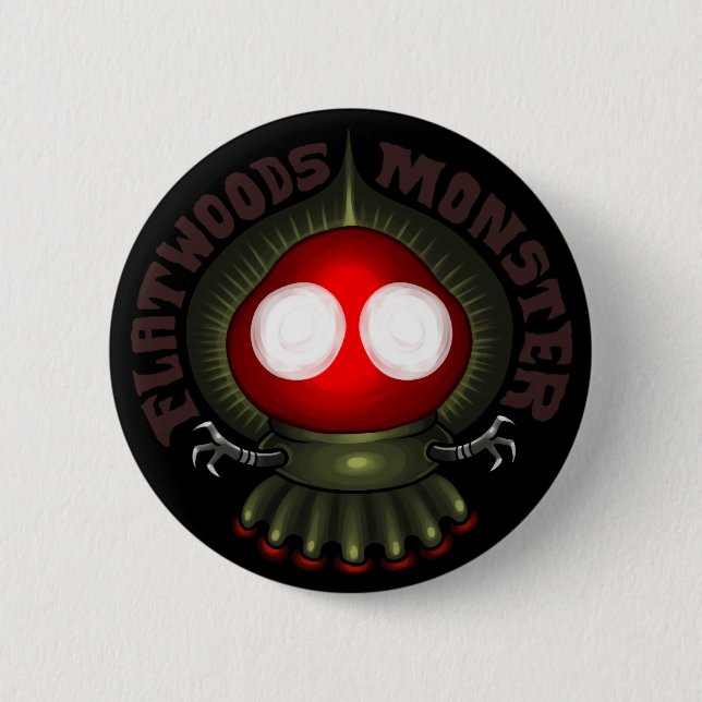 UFOLOGY: The Flatwoods Monster 2 Inch Round Button (Front)