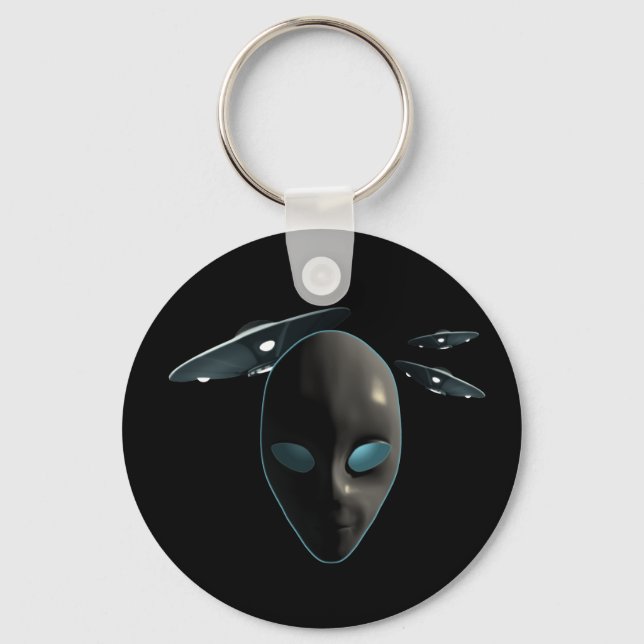 UFOs and Aliens Keychain (Front)