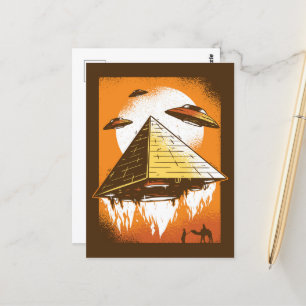UFOs and the Pyramid Postcard