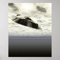 UFOs in Flight Poster