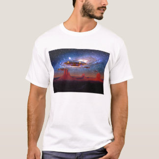 UFOs Over Monument Valley T-Shirt