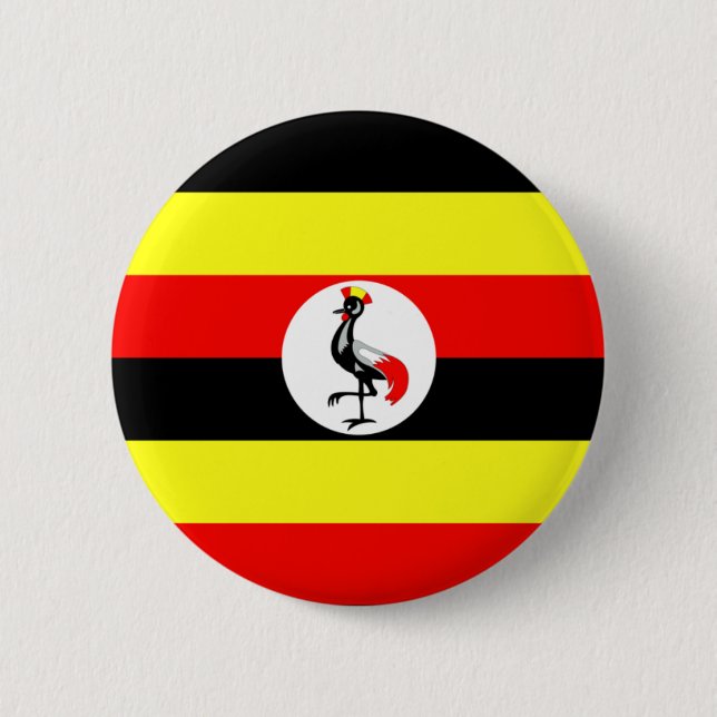 Uganda 2 Inch Round Button (Front)