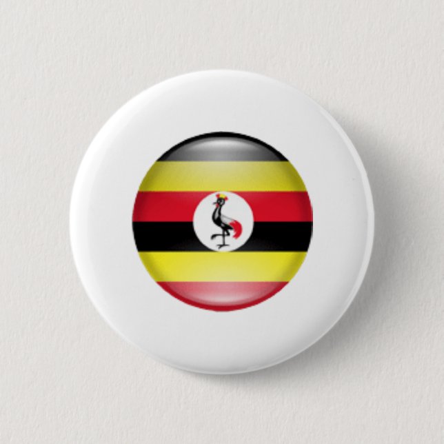 Uganda 2 Inch Round Button (Front)
