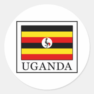 Uganda Classic Round Sticker