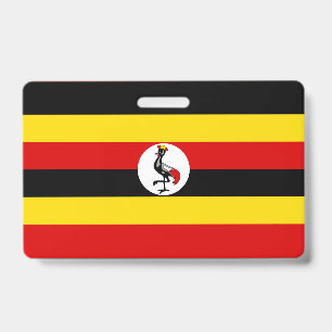 Uganda flag badge