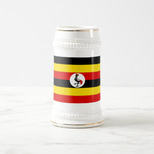 Uganda Flag Beer Stein