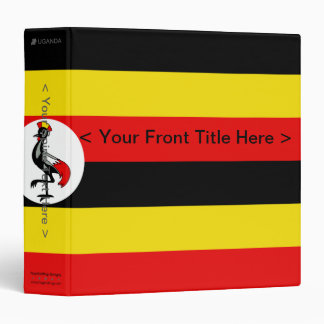 Uganda Flag Binder
