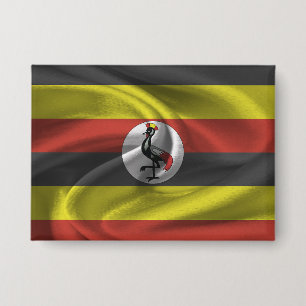 Uganda Flag Button