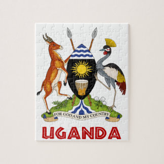UGANDA -  flag/emblem/coat of arms/symbol Jigsaw Puzzle
