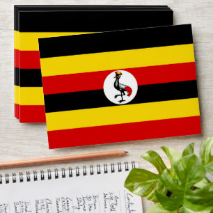 Uganda flag envelope