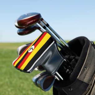 Uganda flag golf head cover