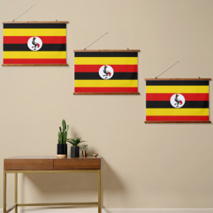 Uganda flag hanging tapestry