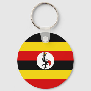 Uganda Flag Keychain