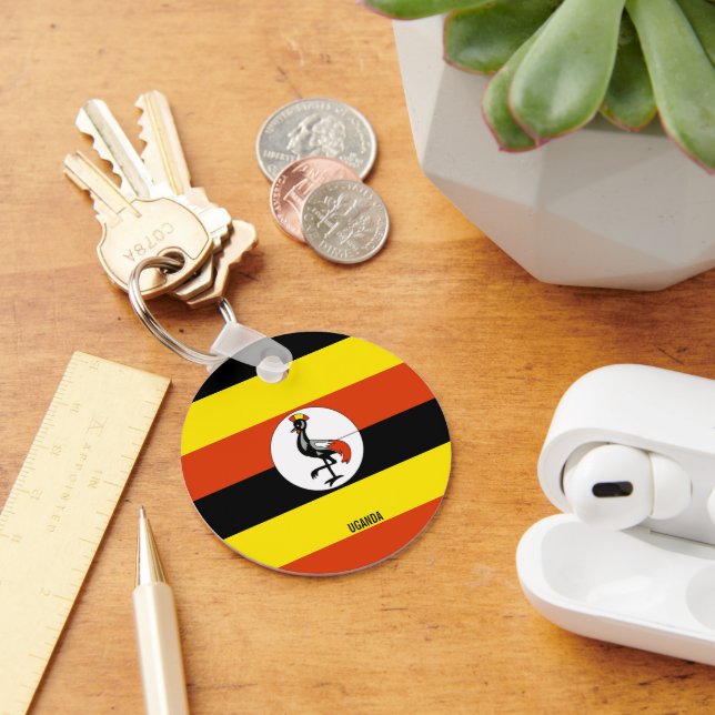 Uganda Flag Keychain (Desk)