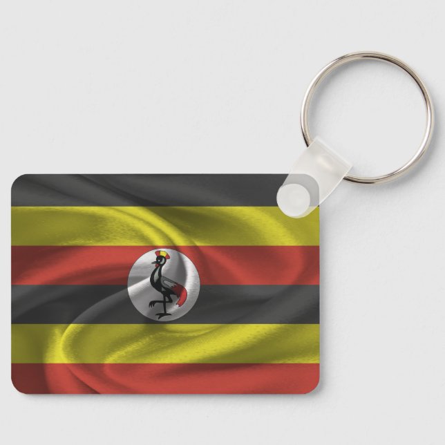 Uganda Flag Keychain (Front)