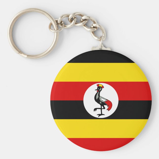Uganda Flag Keychain (Front)
