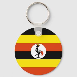 Uganda Flag Keychain