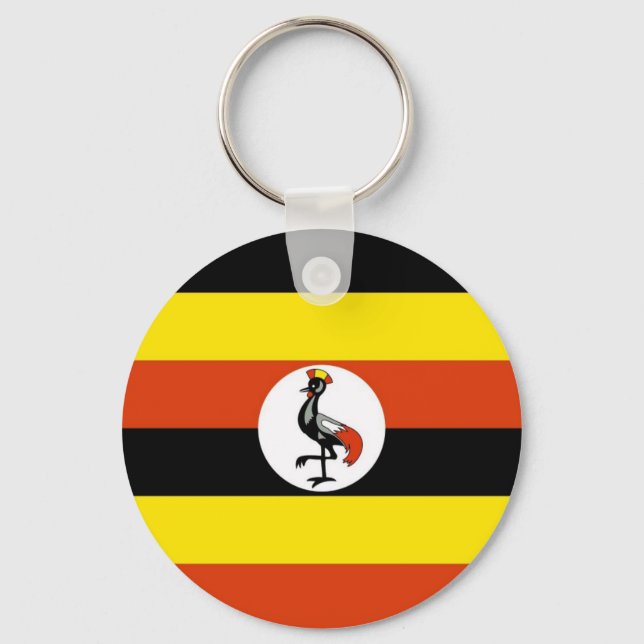 Uganda Flag Keychain (Front)