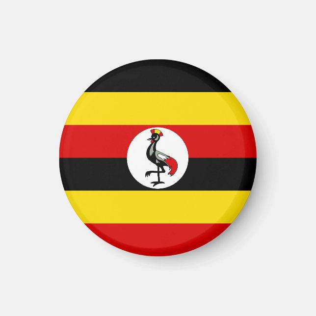 Uganda Flag Magnet (Front)