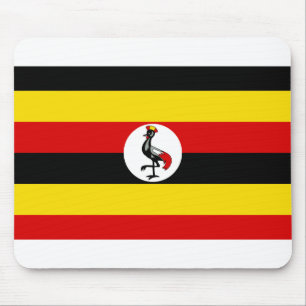 Uganda Flag Mouse Pad