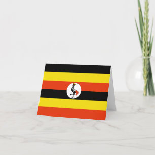 Uganda Flag Notecard
