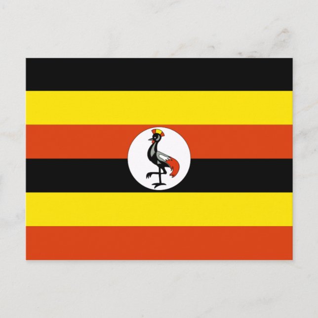 uganda flag postcard (Front)