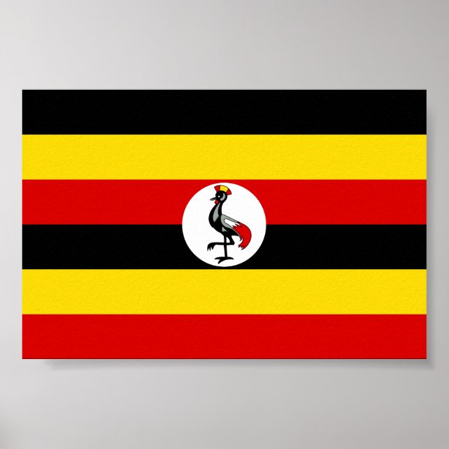 Uganda Flag Poster (Front)