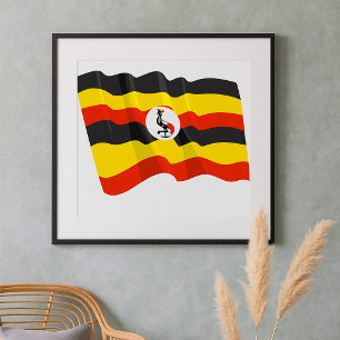 Uganda Flag Poster