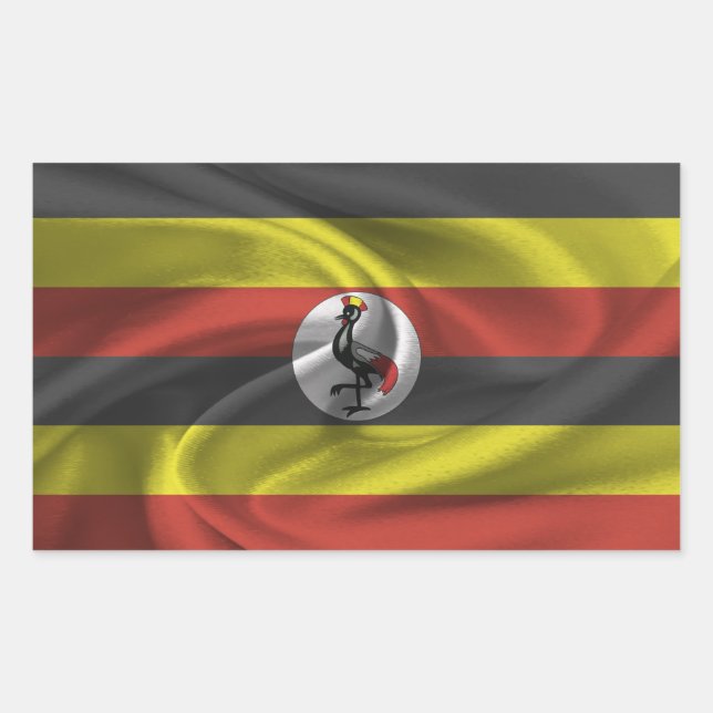 Uganda Flag Sticker (Front)