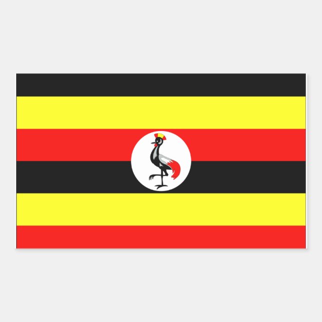 Uganda Flag Sticker (Front)