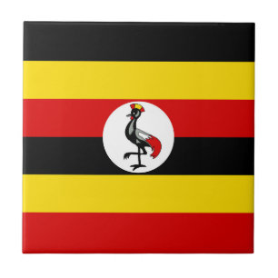 Uganda flag tile