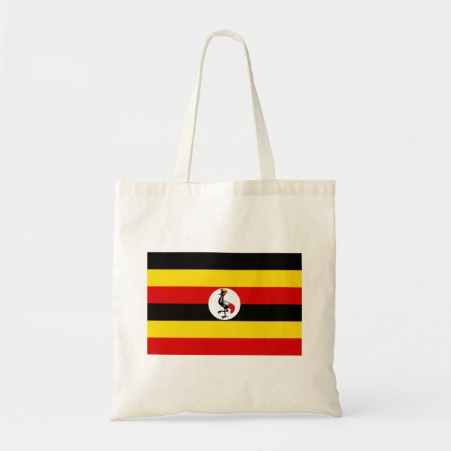 Uganda Flag Tote Bag (Front)