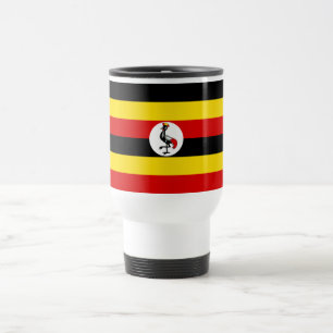 Uganda Flag Travel Mug