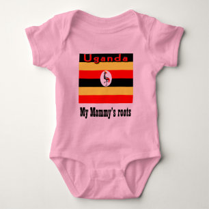 Uganda my mommy's roots baby bodysuit