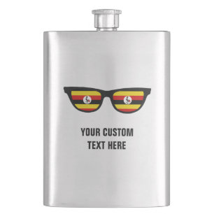 Uganda Shades custom flask