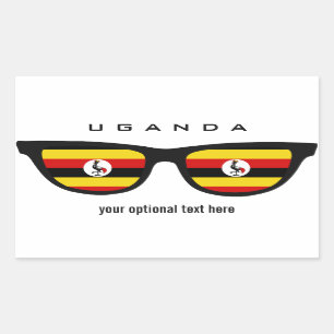 Uganda Shades custom stickers