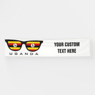 Uganda Shades custom text & colour banner