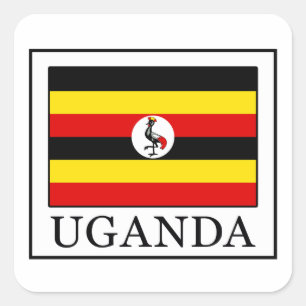 Uganda Square Sticker